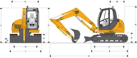 8 tonne excavator dimensions|8t excavator dimensions.